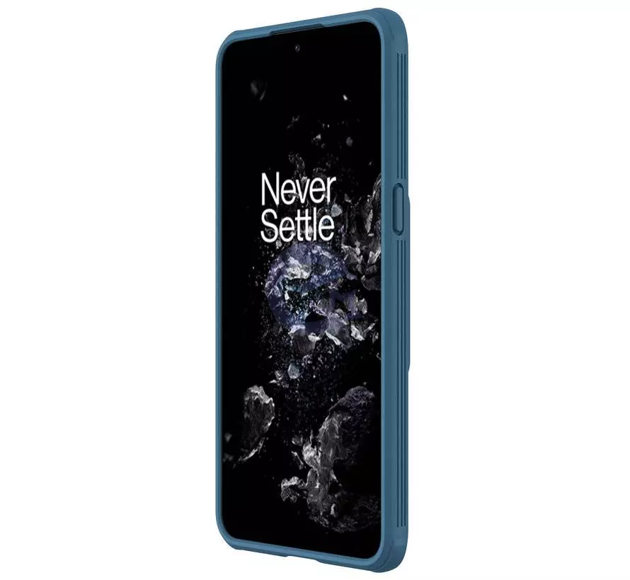 Протиударний чохол бампер Nillkin CamShield (шторка на камеру) для OnePlus 10T / Ace Pro Blue (Синій)
