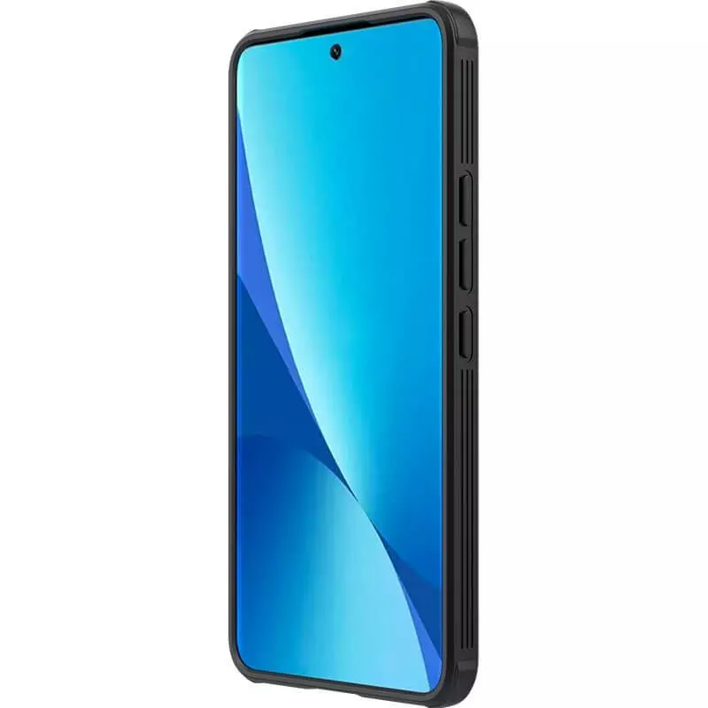 Протиударний чохол бампер Nillkin CamShield Pro (шторка на камеру) для Xiaomi 12 Lite Black (Чорний)