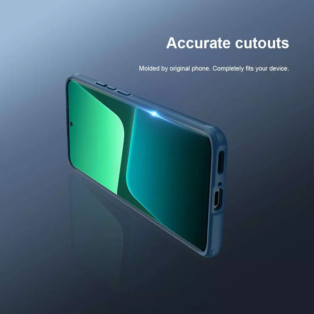 Протиударний чохол бампер Nillkin CamShield Pro (шторка на камеру) для Xiaomi 13 Green (Зелений)