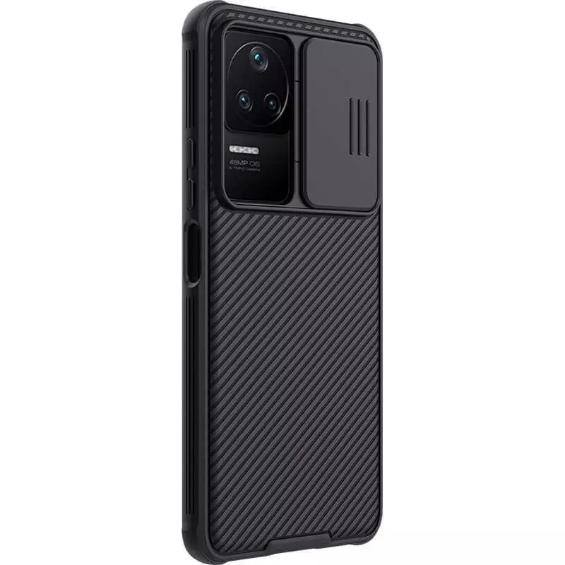 Противоударный чехол бампер Nillkin CamShield Pro (шторка на камеру) для Xiaomi Poco F4 / Redmi K50 / Redmi K50 Pro / Redmi K40S Black (Черный) Противоударный чехол бампер Nillkin CamShield Pro (шторка на камеру) для Xiaomi Poco F4 / Redmi K50 / Redmi K50 Pro / Redmi K40S Black (Черный)