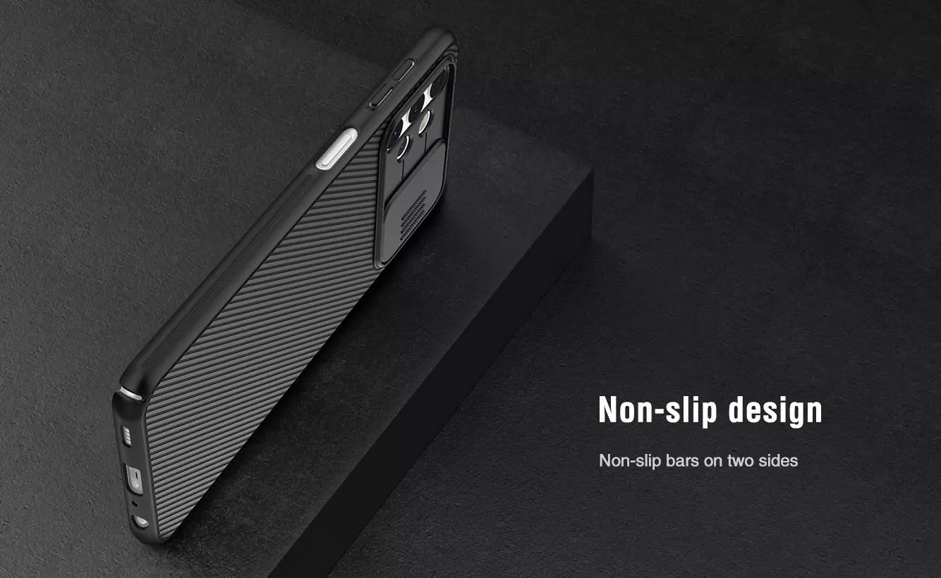 Противоударный чехол бампер Nillkin CamShield (шторка на камеру) для Samsung Galaxy A04s / Galaxy A13 5G / Galaxy A13 / Galaxy A32 5G / Galaxy M32 5G Black (Черный)