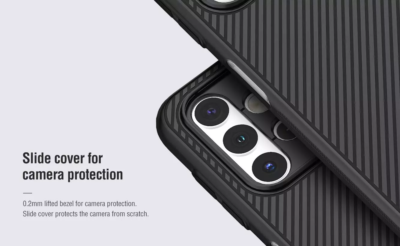 Противоударный чехол бампер Nillkin CamShield (шторка на камеру) для Samsung Galaxy A04s / Galaxy A13 5G / Galaxy A13 / Galaxy A32 5G / Galaxy M32 5G Black (Черный)