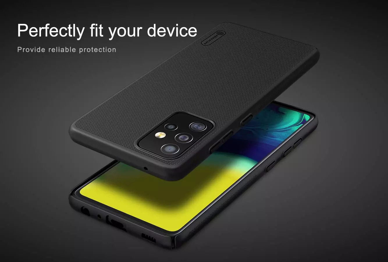 Протиударний чохол бампер Nillkin Super Frosted Shield для Samsung Galaxy A53 5G Black (Чорний)