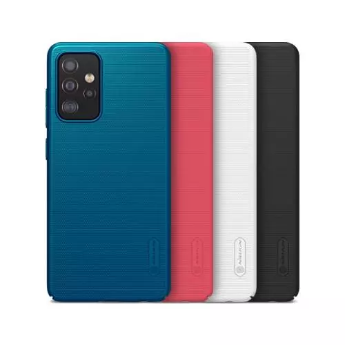 Противоударный чехол бампер Nillkin Super Frosted Shield для Samsung Galaxy A73 5G Blue (Синий)