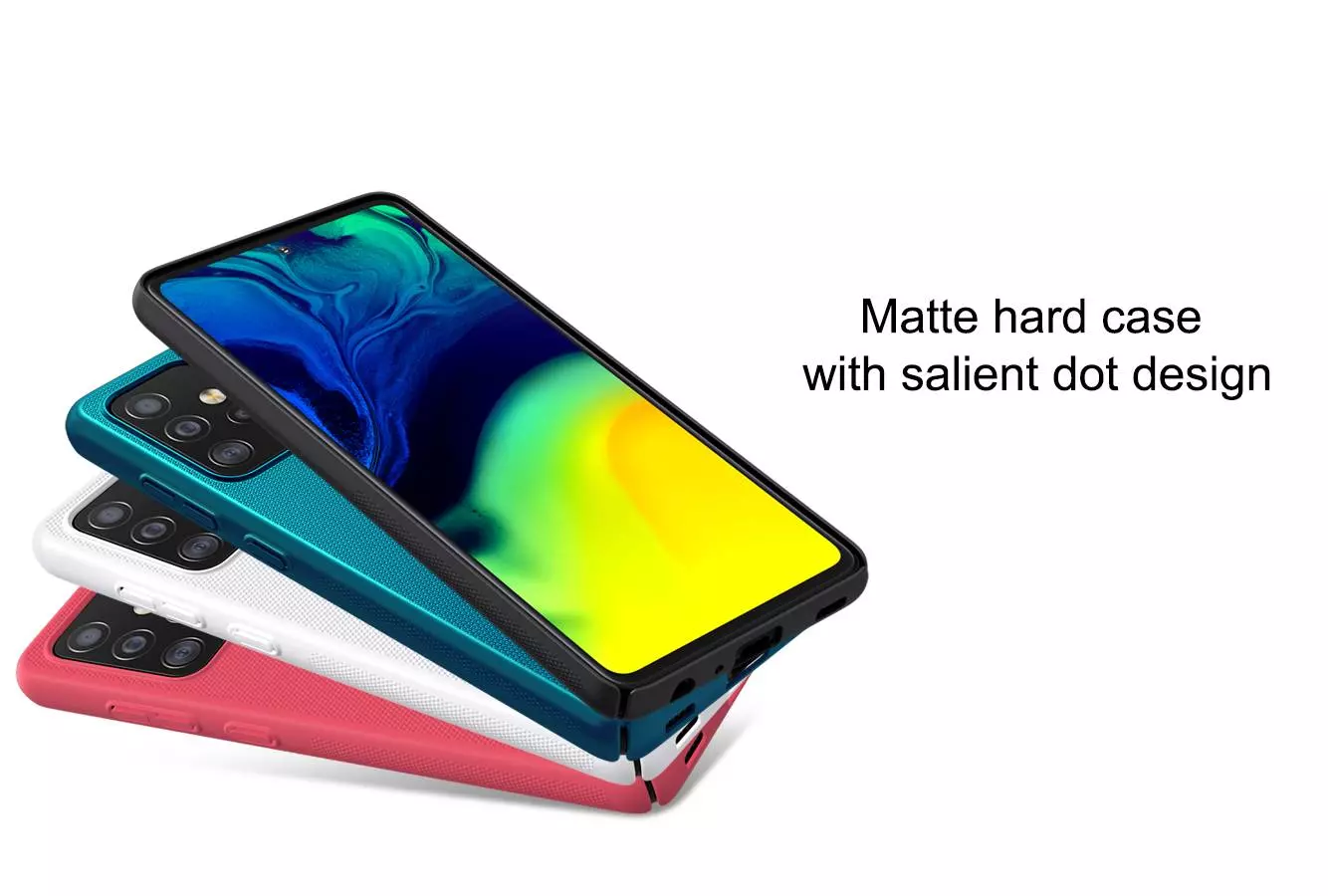 Противоударный чехол бампер Nillkin Super Frosted Shield для Samsung Galaxy A53 5G Blue (Синий)