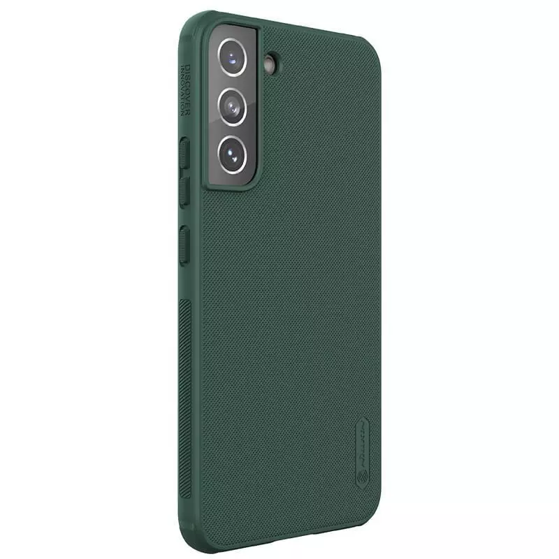 Противоударный чехол бампер Nillkin Super Frosted Shield Pro для Samsung Galaxy S23 Green (Зеленый)