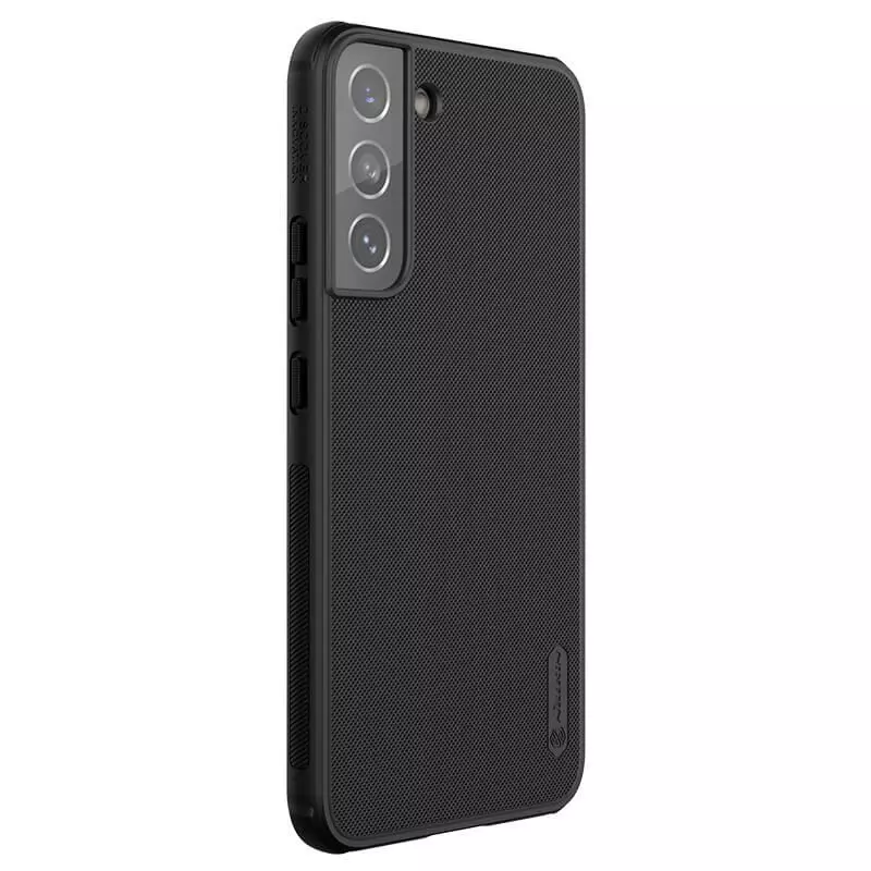 Противоударный чехол бампер Nillkin Super Frosted Shield Pro для Samsung Galaxy S23 Black (Черный)