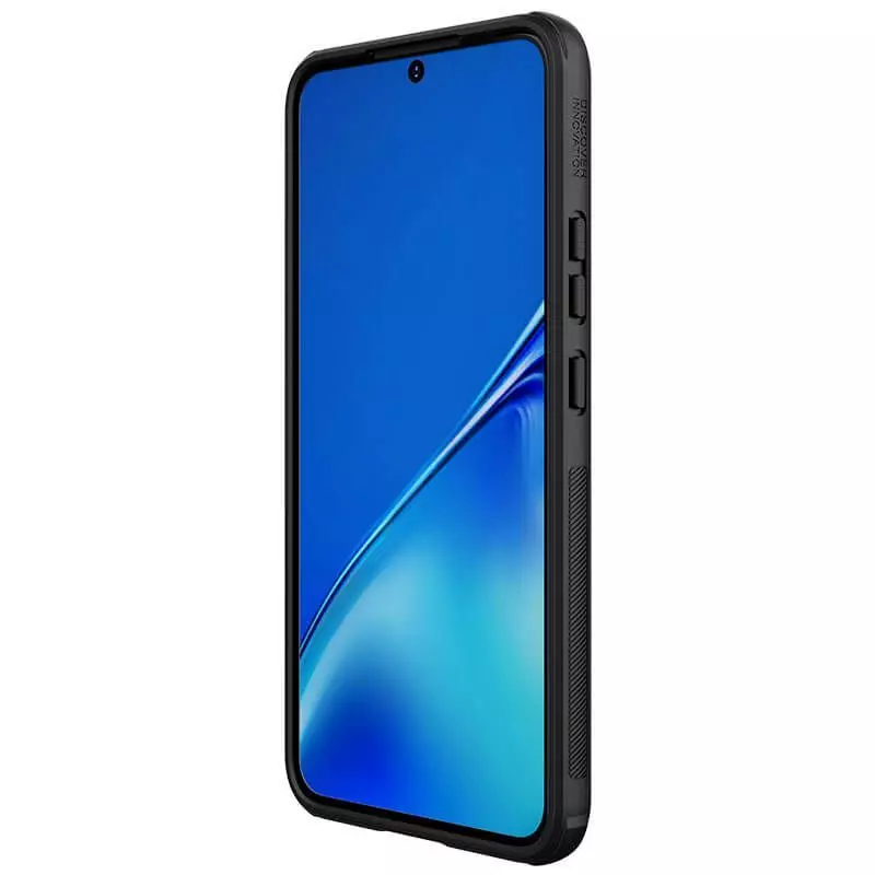 Противоударный чехол бампер Nillkin Super Frosted Shield Pro для Samsung Galaxy S23 Black (Черный)