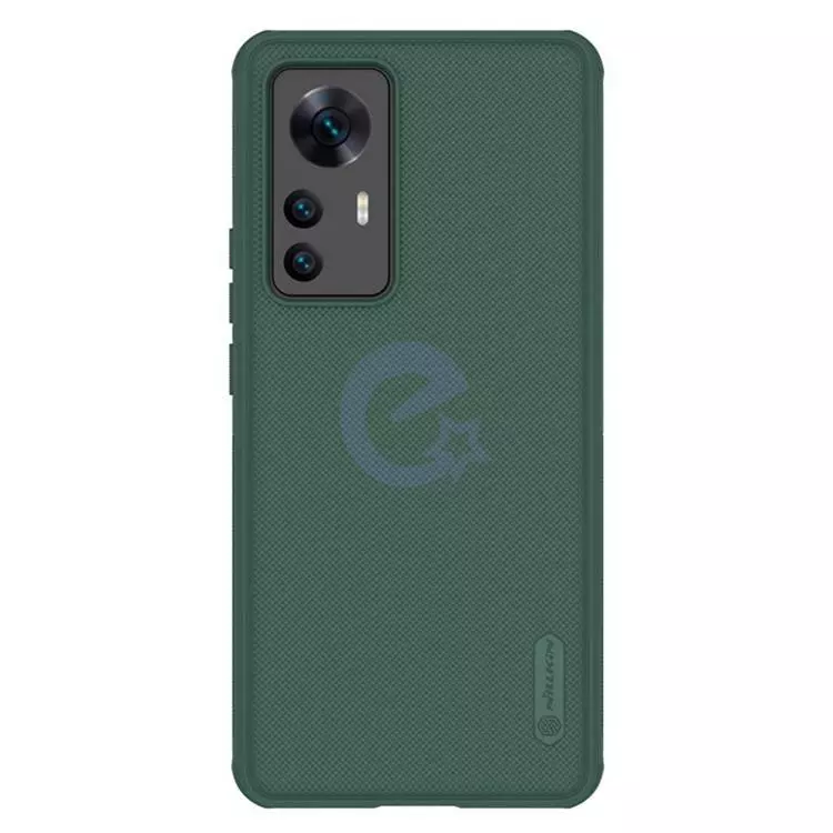 Противоударный чехол бампер Nillkin Super Frosted Shield Pro для Xiaomi 12T / 12T Pro / Redmi K50 Ultra Green (Зеленый)