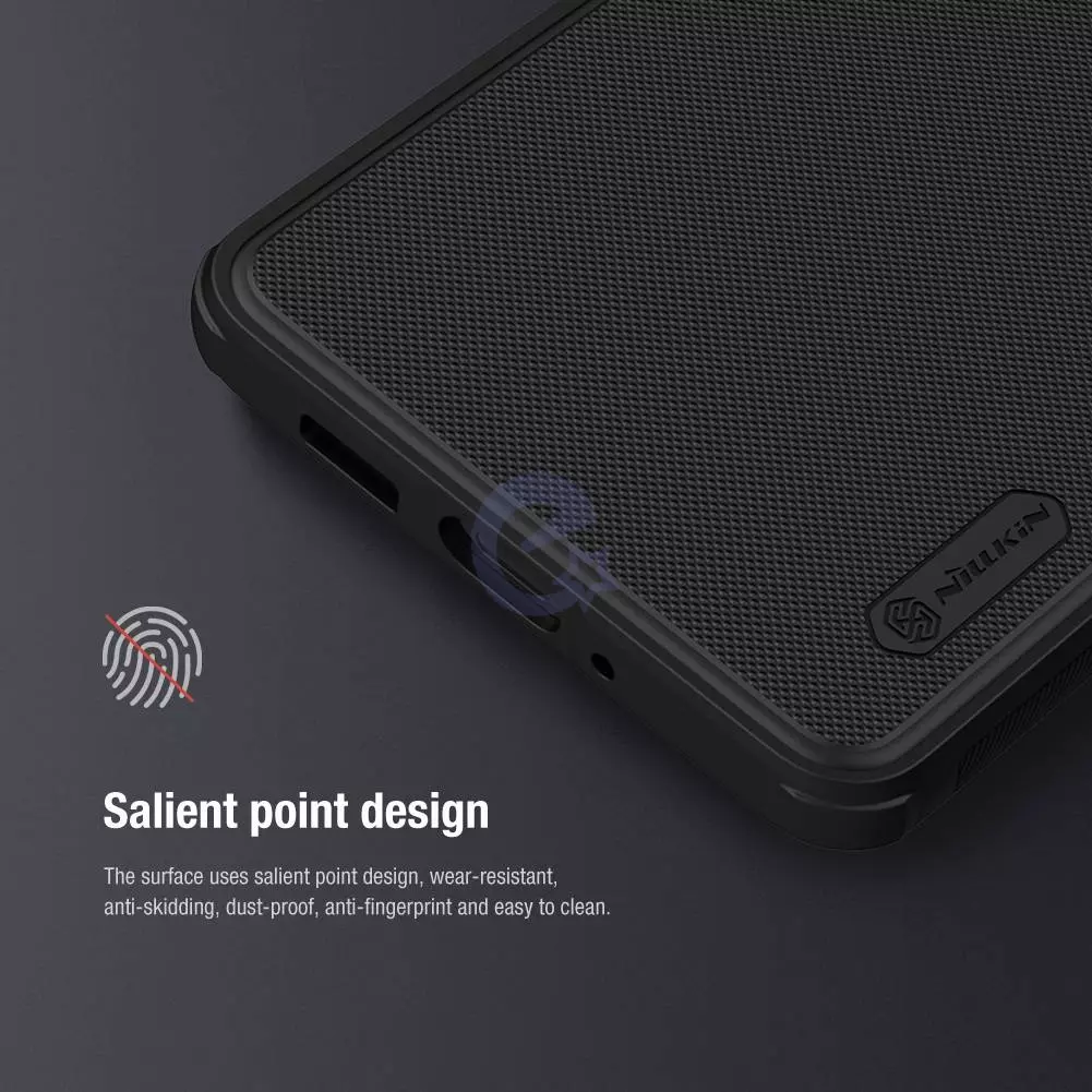 Противоударный чехол бампер Nillkin Super Frosted Shield Pro для Xiaomi 12T / 12T Pro / Redmi K50 Ultra Green (Зеленый)