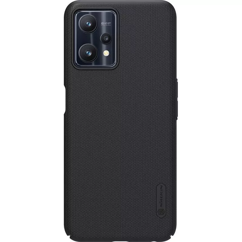Протиударний чохол бампер Nillkin Super Frosted Shield для Realme 9 5G / 9 Pro Black (Чорний)