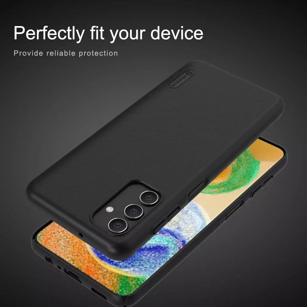 Противоударный чехол бампер Nillkin Super Frosted Shield для Samsung Galaxy A04s / Galaxy A13 5G Red (Красный)