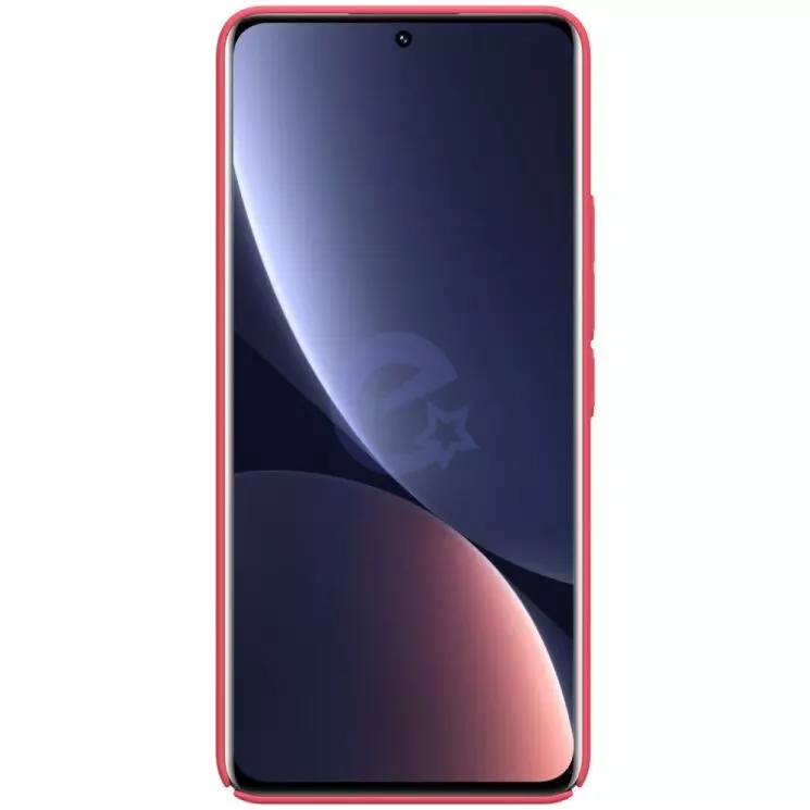 Противоударный чехол бампер Nillkin Super Frosted Shield для Xiaomi 12 Lite Red (Красный)