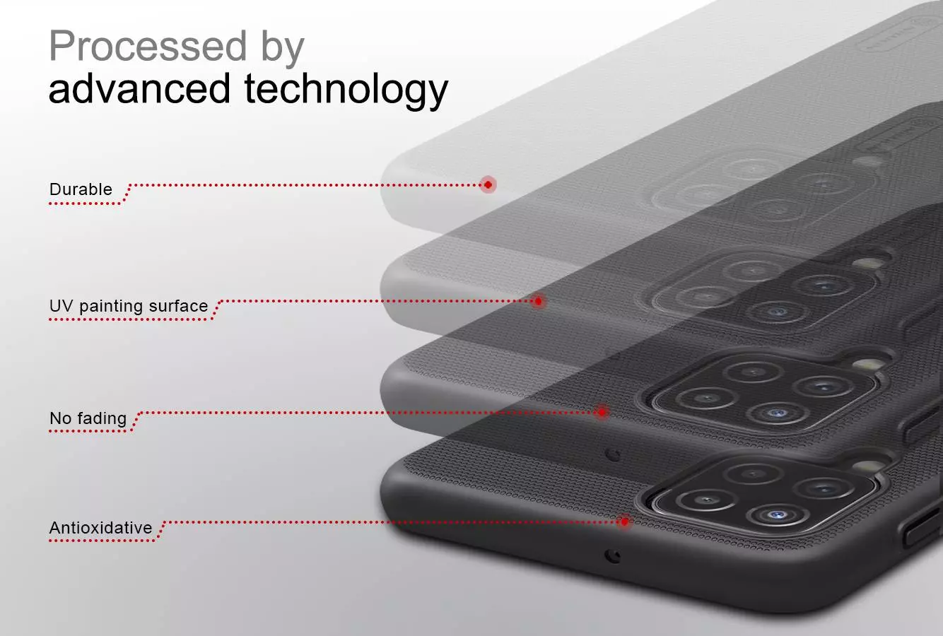Противоударный чехол бампер Nillkin Super Frosted Shield для Samsung Galaxy M33 Black (Черный)