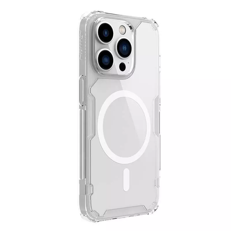 Чохол бампер Nillkin TPU Nature Pro Magnetic для iPhone 14 Pro White (Білий)