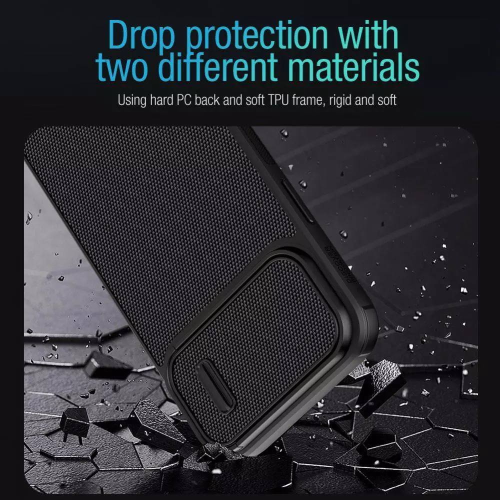Чехол бампер Nillkin Textured S Magnetic для iPhone 14 Pro Max Blue (Синий)