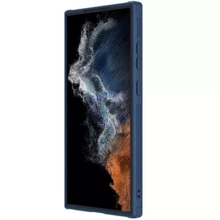 Чехол бампер Nillkin Textured S для Samsung Galaxy S23 Ultra Blue (Синий)