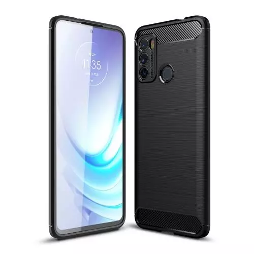 Противоударный чехол бампер для Motorola Moto G60 / Moto G40 Fusion iPaky Carbon Fiber Black (Черный) Противоударный чехол бампер для Motorola Moto G60 / Moto G40 Fusion iPaky Carbon Fiber Black (Черный)