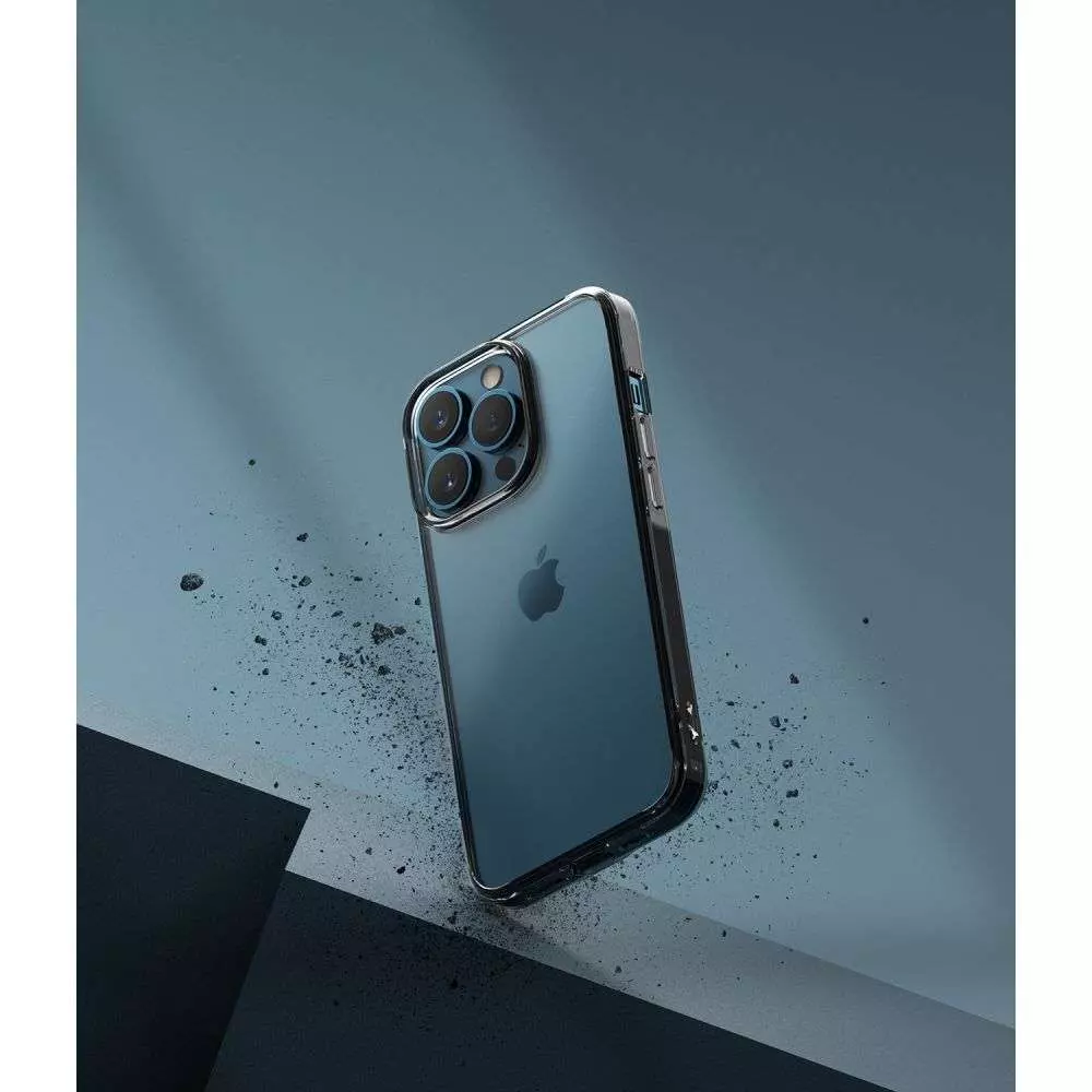 Противоударный чехол бампер Ringke Fusion для iPhone 14 Pro Smoke (Дымчастый)