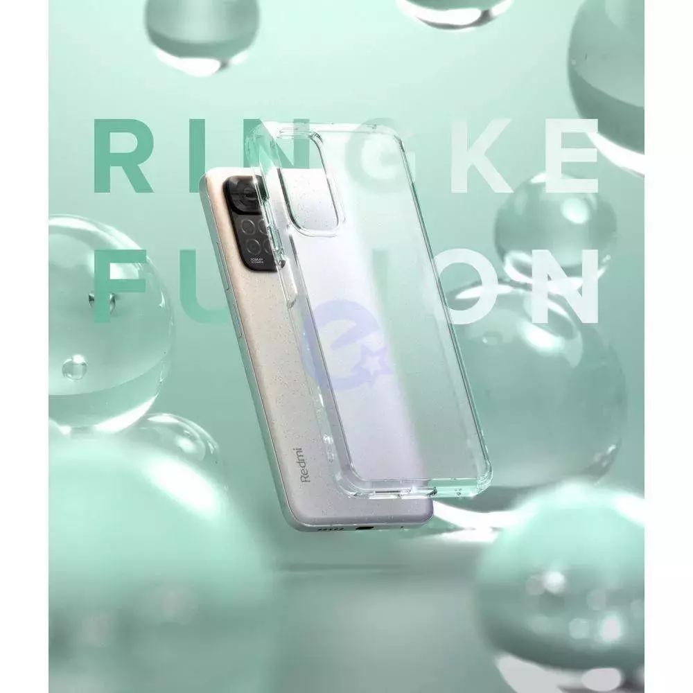 Протиударний чохол бампер Ringke Fusion для Xiaomi Redmi Note 12 Transparent (Прозорий)