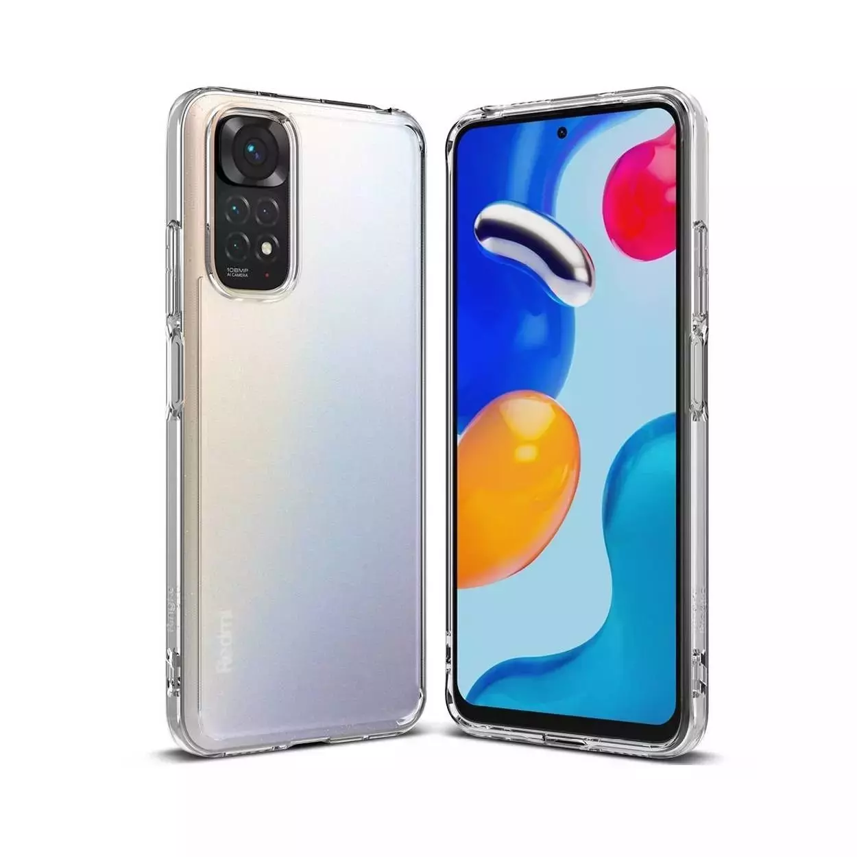 Протиударний чохол бампер Ringke Fusion для Xiaomi Redmi Note 12 Transparent (Прозорий)
