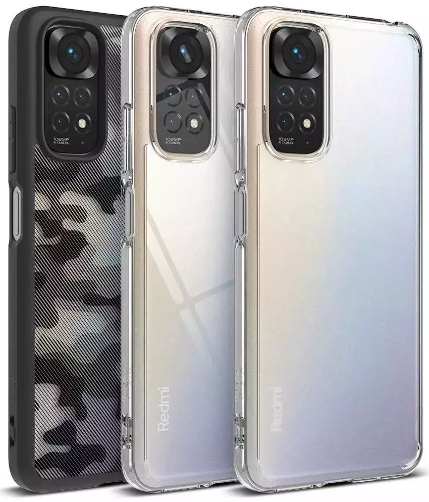 Протиударний чохол бампер Ringke Fusion для Xiaomi Redmi Note 12 Transparent (Прозорий)