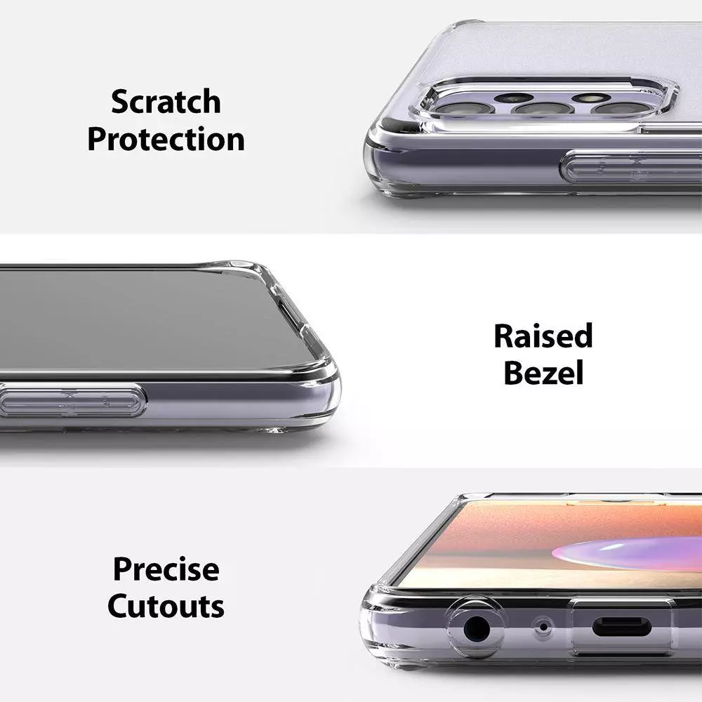 Протиударний чохол бампер Ringke Fusion для Samsung Galaxy A23 5G / Galaxy A23 Transparent (Прозорий)