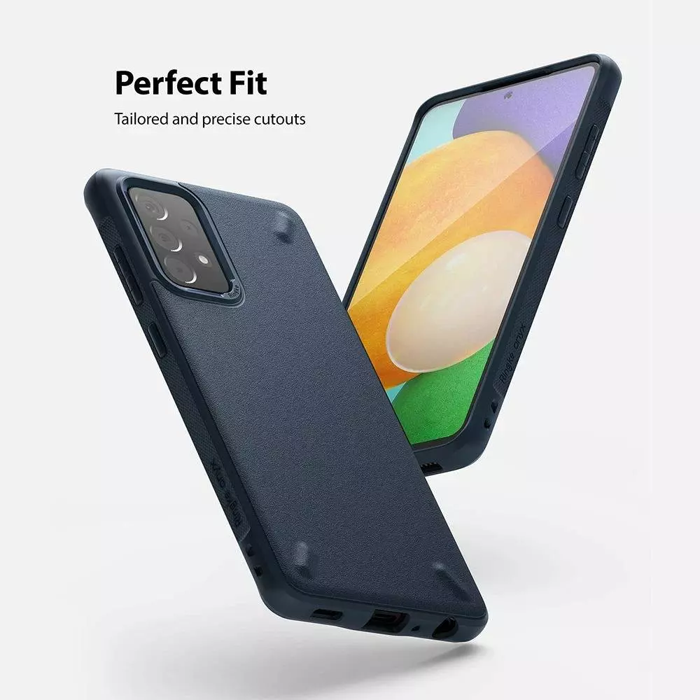 Противоударный чехол бампер Ringke Onyx для Samsung Galaxy A53 5G Dark Blue (Темно Синий)