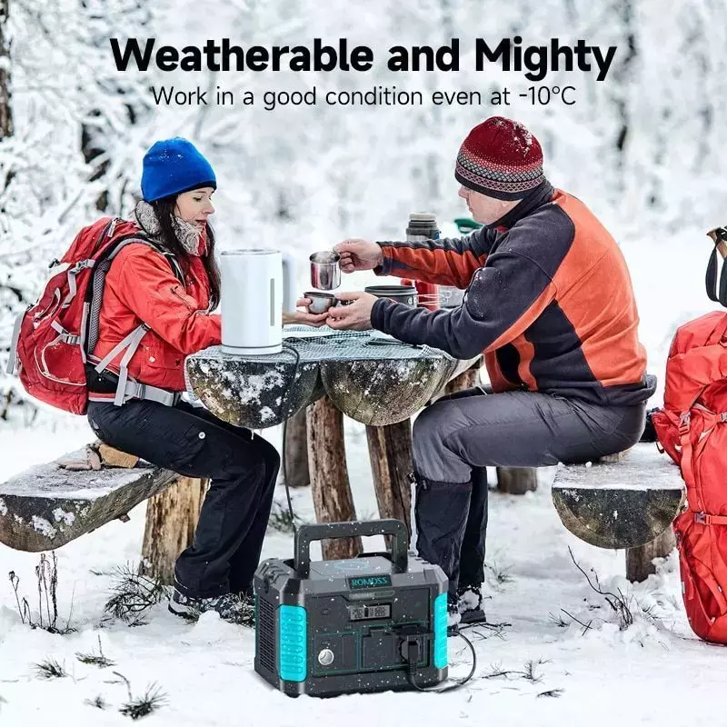 (УЦІНКА! Технічна упаковка) Портативна електростанція Romoss Power Station 1500W RS1500 Rated power 3000W (EcoFlow DELTA 2 аналог) Black / Blue (Чорний / Синій) (УЦІНКА! Технічна упаковка) Портативна електростанція Romoss Power Station 1500W RS1500 Rated power 3000W (EcoFlow DELTA 2 аналог) Black / Blue (Чорний / Синій)