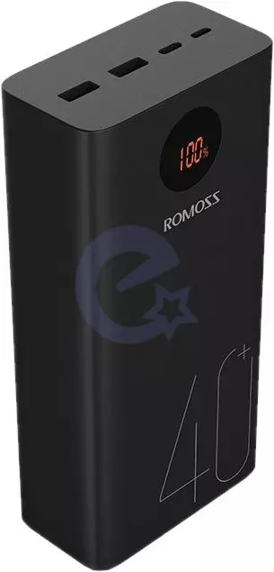 Внешний аккумулятор Romoss digital display Power Bank 40000mAh 22.5W Black (Черный) PEA40