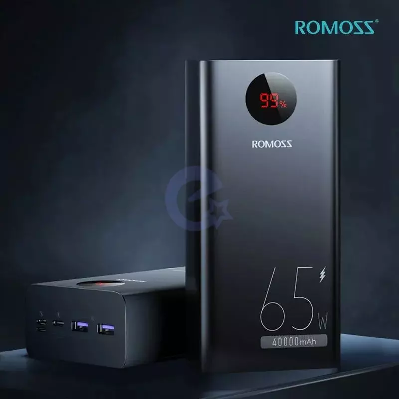 Внешний аккумулятор Romoss digital display Power Bank 40000mAh 65W Black (Черный) PEA40 Pro