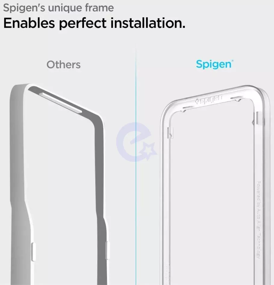 Защитное стекло Spigen ALM GLASS FC (с трафаретом для поклейки) для Samsung Galaxy M53 Black (Черный) AGL04620