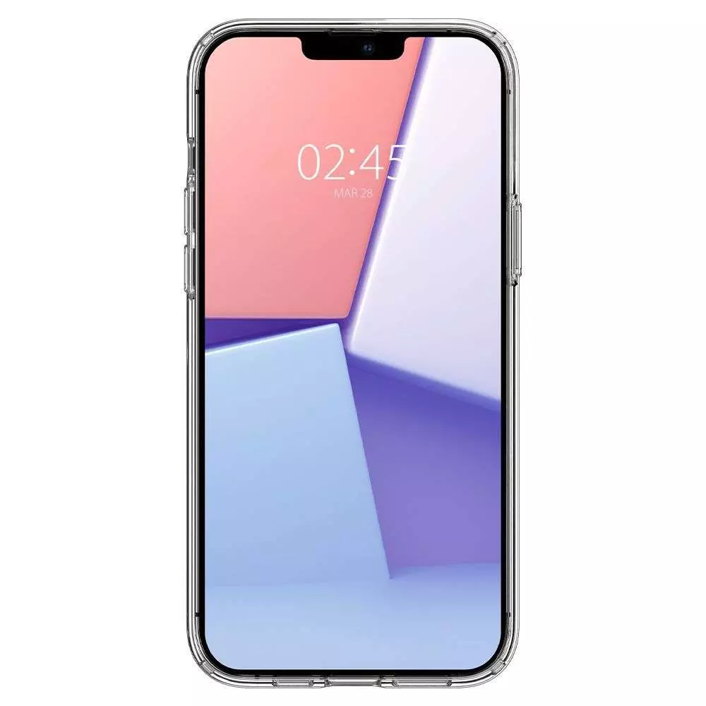 Противоударный чехол бампер Spigen Liquid Crystal для iPhone 14 Pro Crystal Clear (Прозрачный) ACS04953