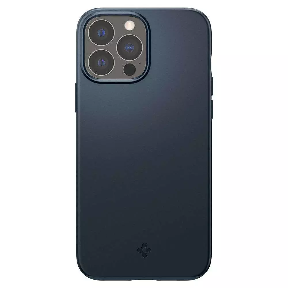 Протиударний чохол бампер Spigen Thin Fit для iPhone 14 Pro Navy Blue (Темно синій) ACS04781