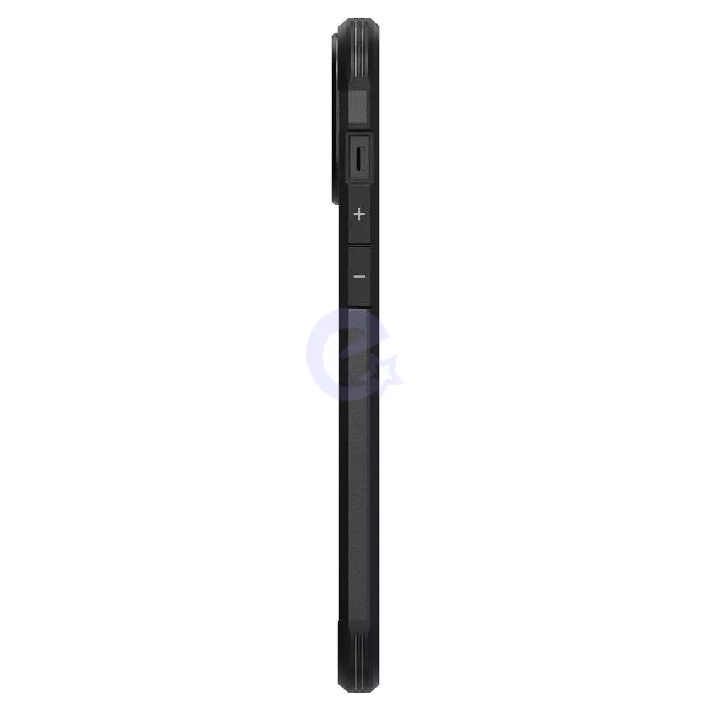 Протиударний чохол бампер Spigen Tough Armor MagSafe Compatible для iPhone 14 Pro Black (Чорний) ACS04985