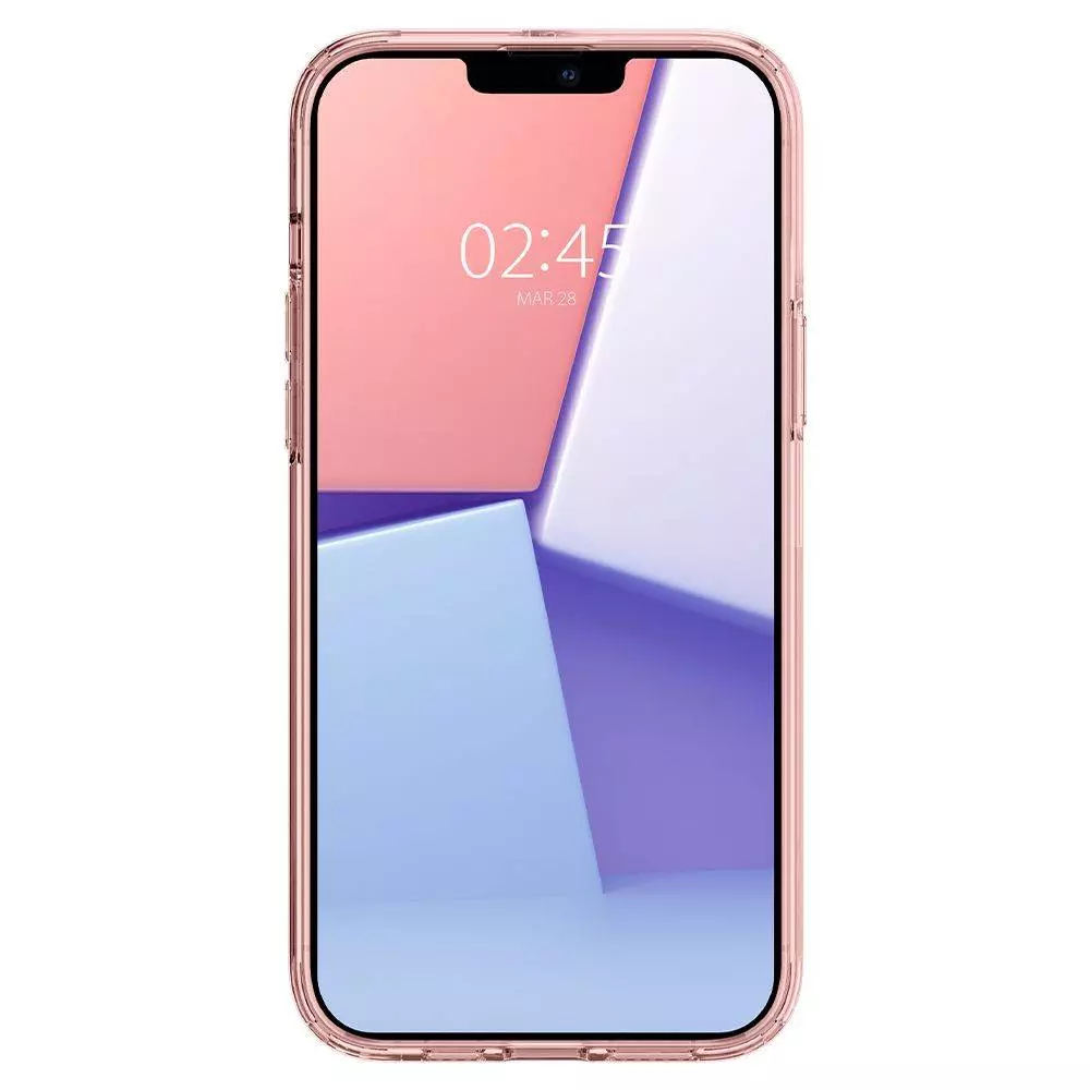 Противоударный чехол бампер Spigen Ultra Hybrid для iPhone 14 Pro Rose (Розовый)