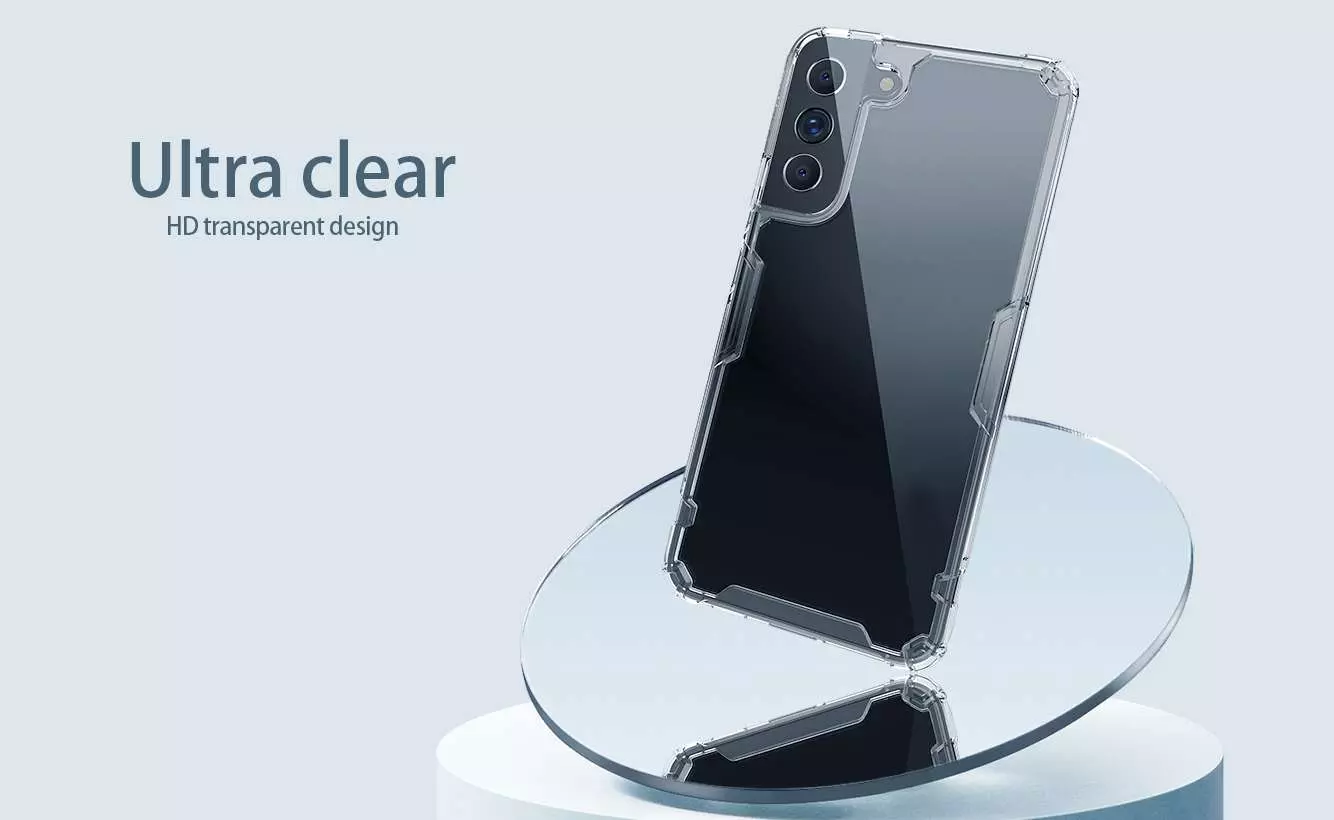 Чехол бампер Nillkin TPU Nature Pro для Samsung Galaxy S22 Plus Transparent (Прозрачный)