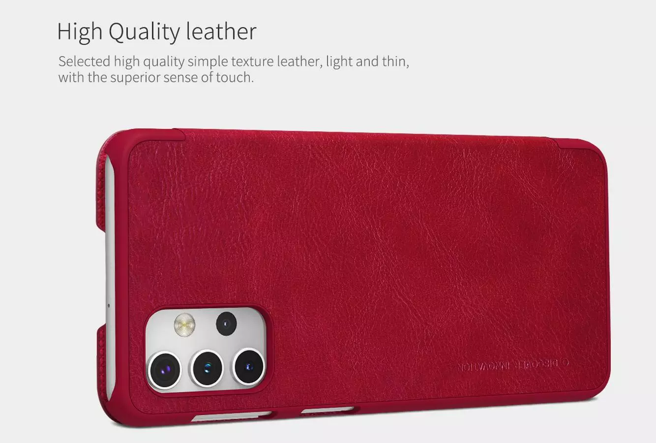 Чехол книжка Nillkin Qin для Samsung Galaxy A13 Red (Красный)