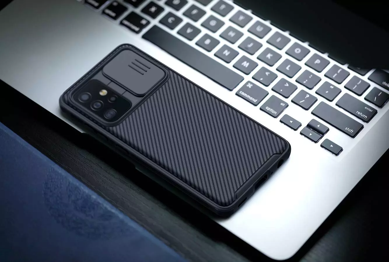 Противоударный чехол бампер Nillkin CamShield Pro (шторка на камеру) для Samsung Galaxy A53 5G Blue (Синий)