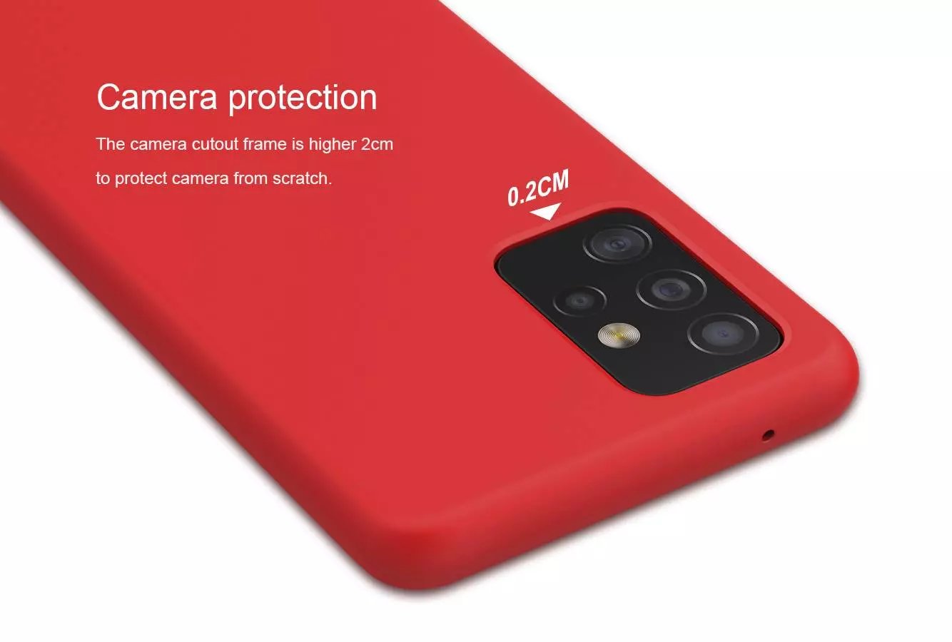 Чохол бампер Nillkin Flex для Samsung Galaxy A73 5G Red (Червоний) Чохол бампер Nillkin Flex для Samsung Galaxy A73 5G Red (Червоний)