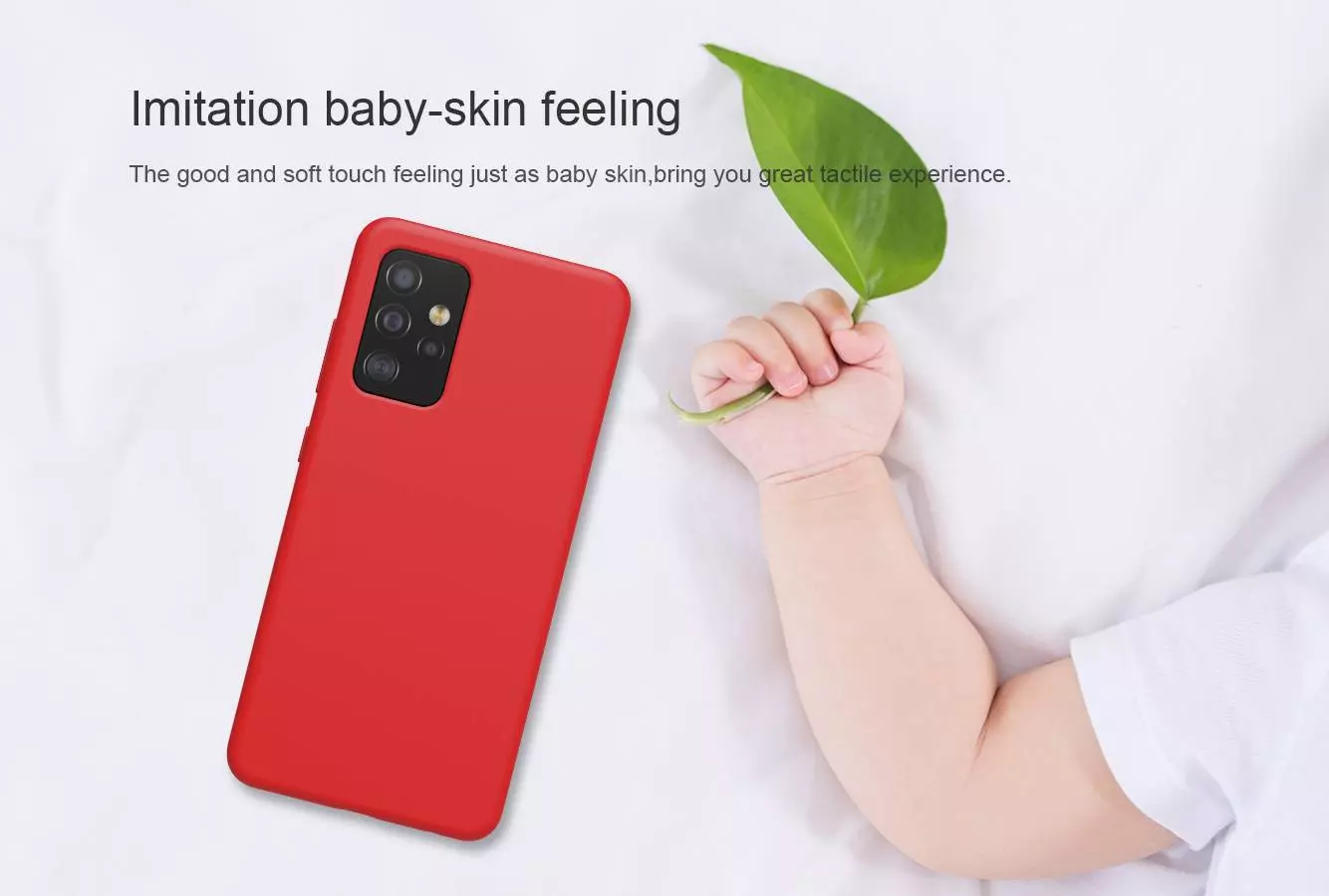 Чохол бампер Nillkin Flex для Samsung Galaxy A73 5G Red (Червоний) Чохол бампер Nillkin Flex для Samsung Galaxy A73 5G Red (Червоний)