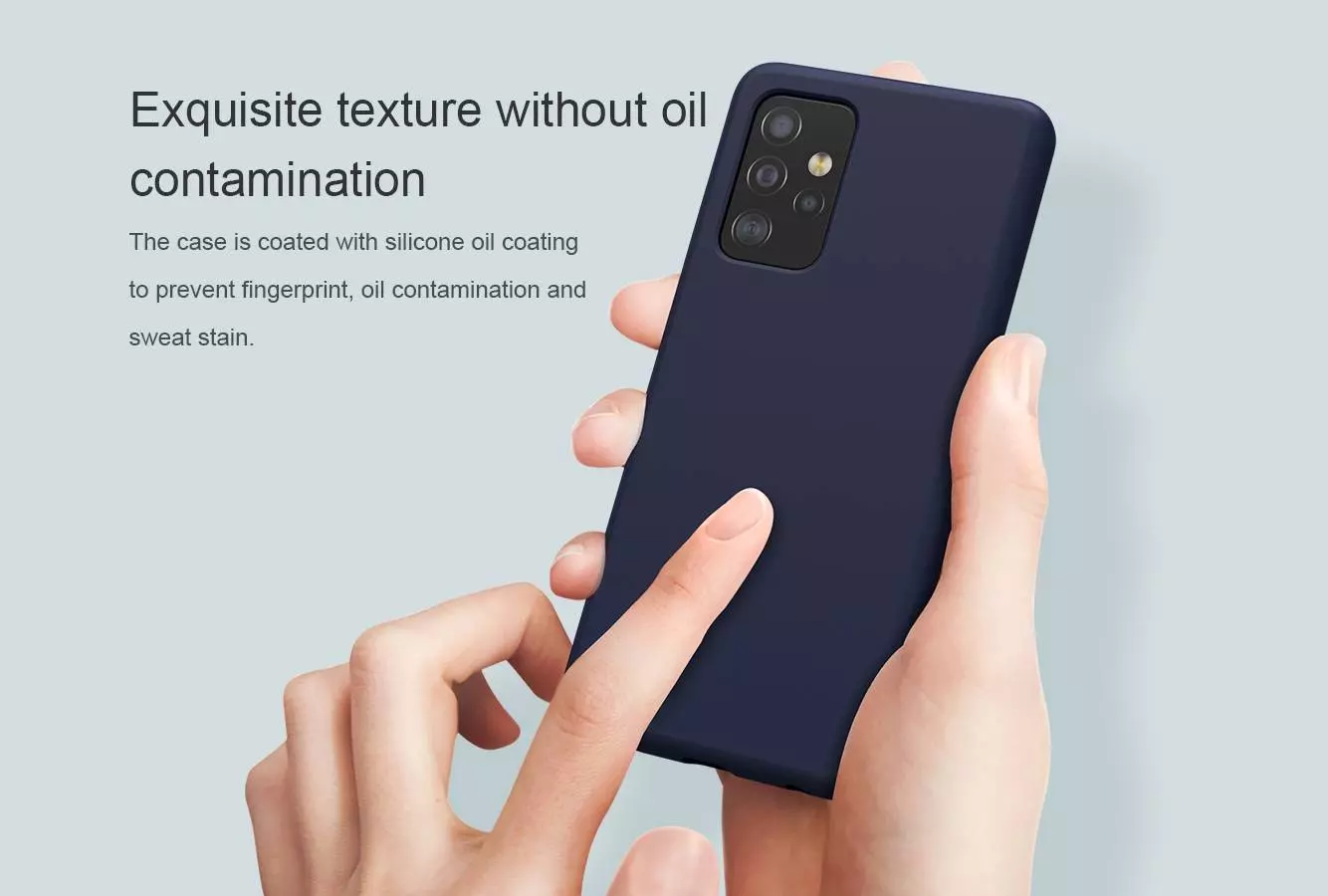 Чохол бампер Nillkin Flex для Samsung Galaxy A73 5G Blue (Синій)