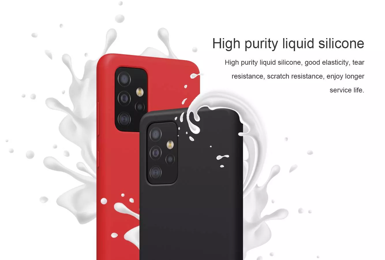 Чохол бампер Nillkin Flex для Samsung Galaxy A73 5G Red (Червоний) Чохол бампер Nillkin Flex для Samsung Galaxy A73 5G Red (Червоний)