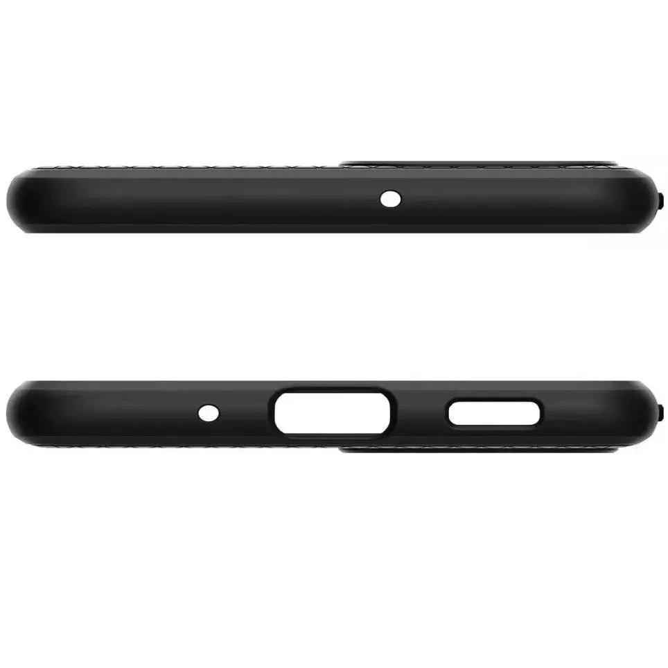Противоударный чехол бампер Spigen Liquid Air для Samsung Galaxy M53 Matte Black (Матовый Черный) ACS04344