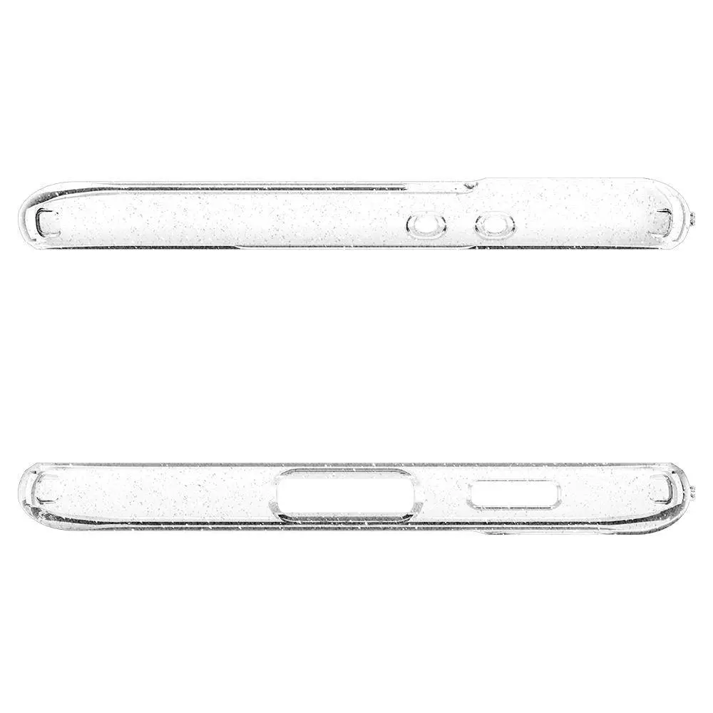 Протиударний чохол бампер Spigen Liquid Crystal Glitter для Samsung Galaxy S22 Ultra Transparent Quartz (Прозорий Кварц) ACS03913