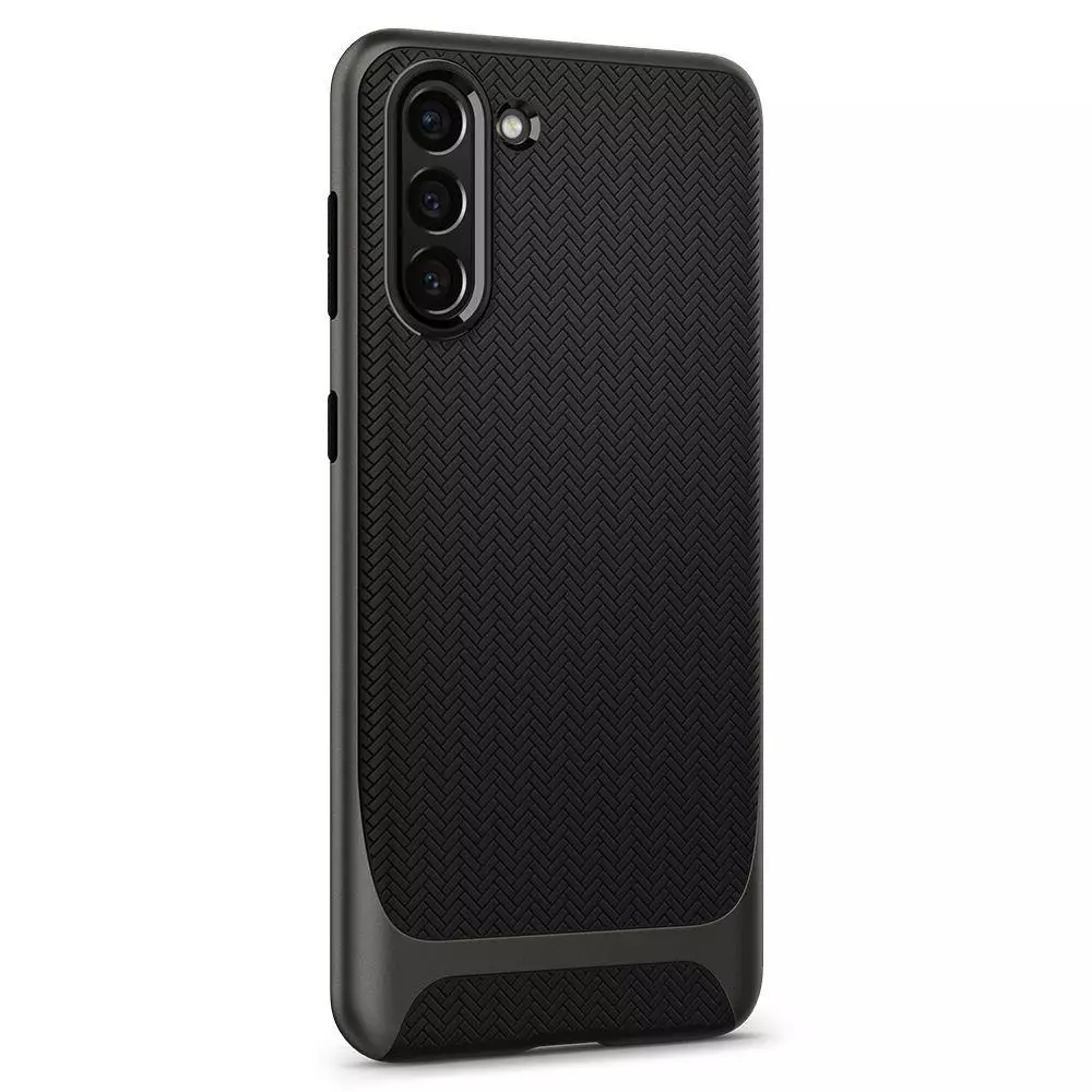 Протиударний чохол бампер Spigen Neo Hybrid для Samsung Galaxy S22 Gunmetal (Збройовий метал) ACS03993