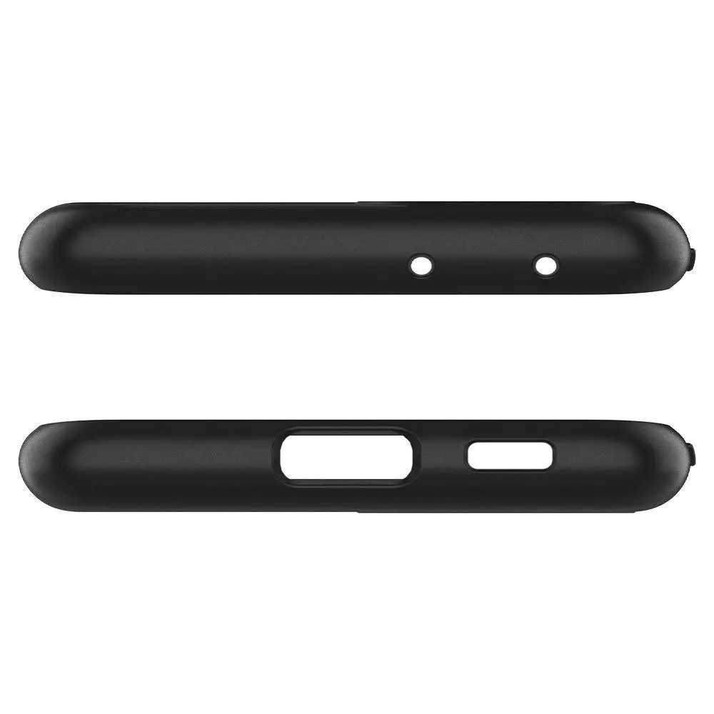 Протиударний чохол бампер Spigen Slim Armor (вбудована підставка) для Samsung Galaxy S22 Ultra Black (Чорний) ACS03943