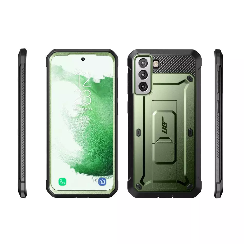 Противоударный чехол бампер Supcase Unicorn Beetle PRO для Samsung Galaxy S22 Plus Dark Green (Темно Зеленый)