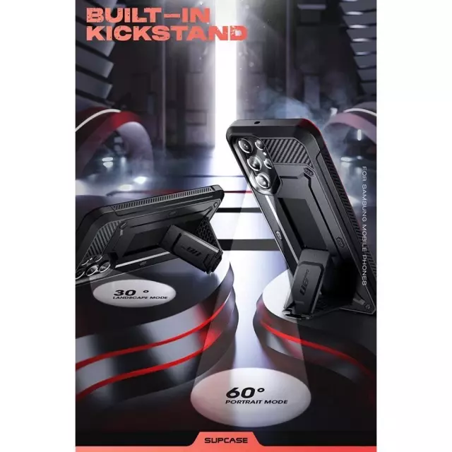 Протиударний чохол бампер Supcase Unicorn Beetle PRO для Samsung Galaxy S22 Ultra Black (Чорний)