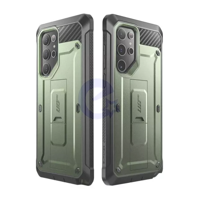 Протиударний чохол бампер Supcase Unicorn Beetle PRO для Samsung Galaxy S22 Ultra Dark Green (Темно зелений)